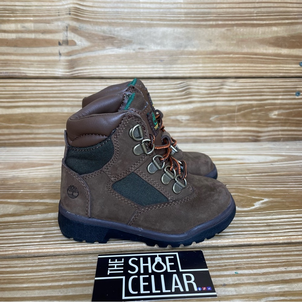 Timberland Toddler Boys 8 Boots Waterproof Winter Boots Brown Leather Shoes